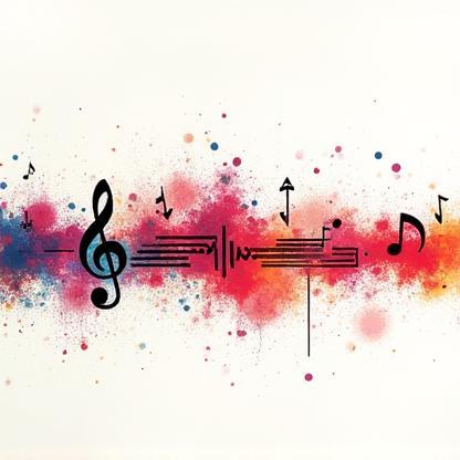 Abstract image representing musical branding or jingles